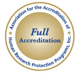Full Accreditation - Association for the Accreditation of Human Research Protection Programs, Inc.