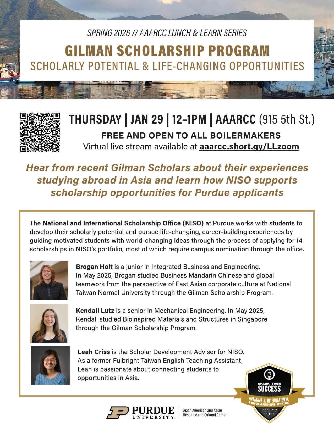 Gilman Scholarship Program Flyer