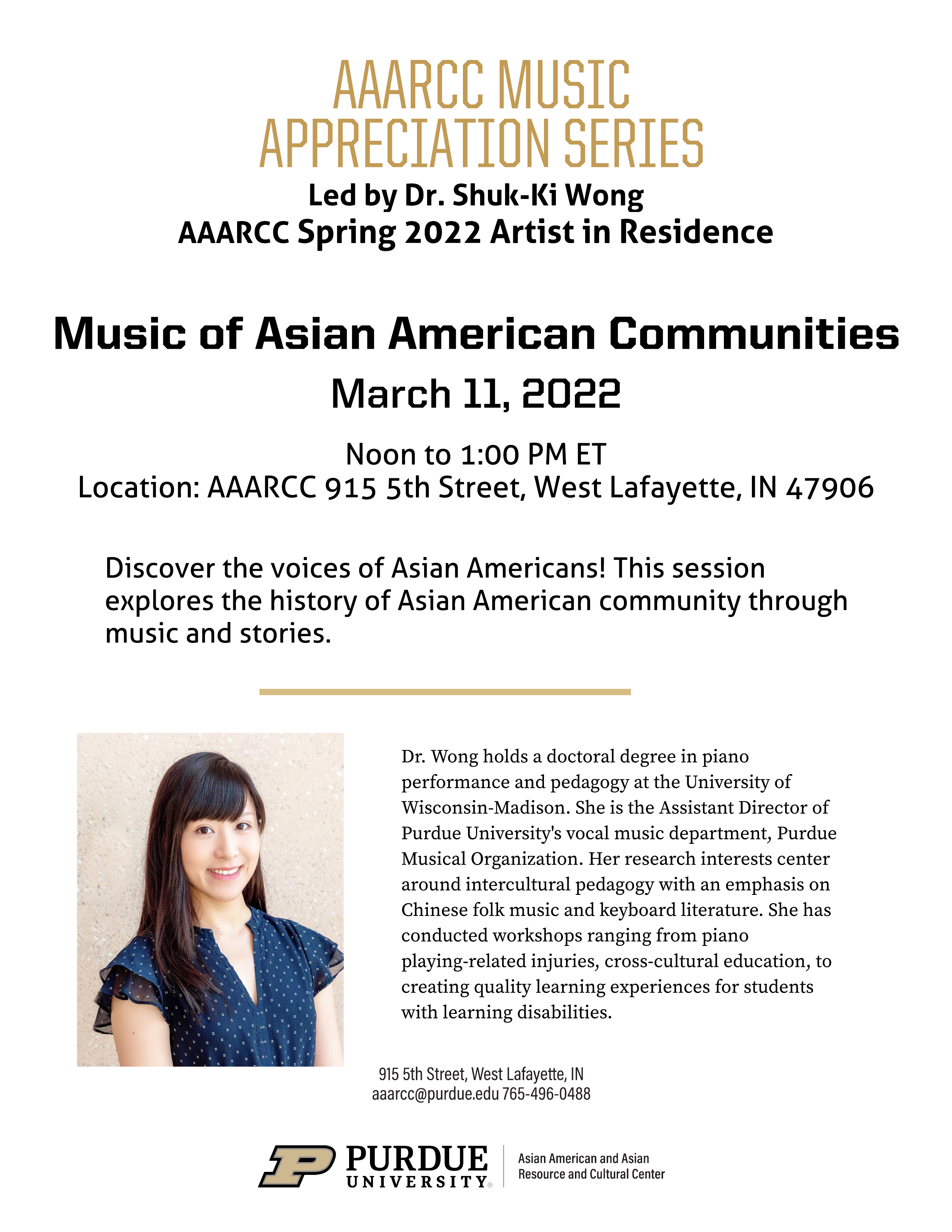 April 28, 2023 - InspirAsian: AAARCC Graduation and ASUB Multicultural  Showcase - Asian American and Asian Resource and Cultural Center - Purdue  University