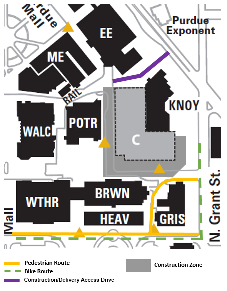 Concrete structure work underway for Dudley Hall and Lambertus Hall ...