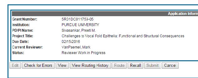 Screenshot of eRA Commons website with "Route" tab circled in red