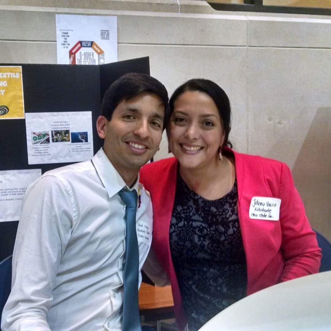 David Orrego Lï¿½pez at the first CSAP Symposium