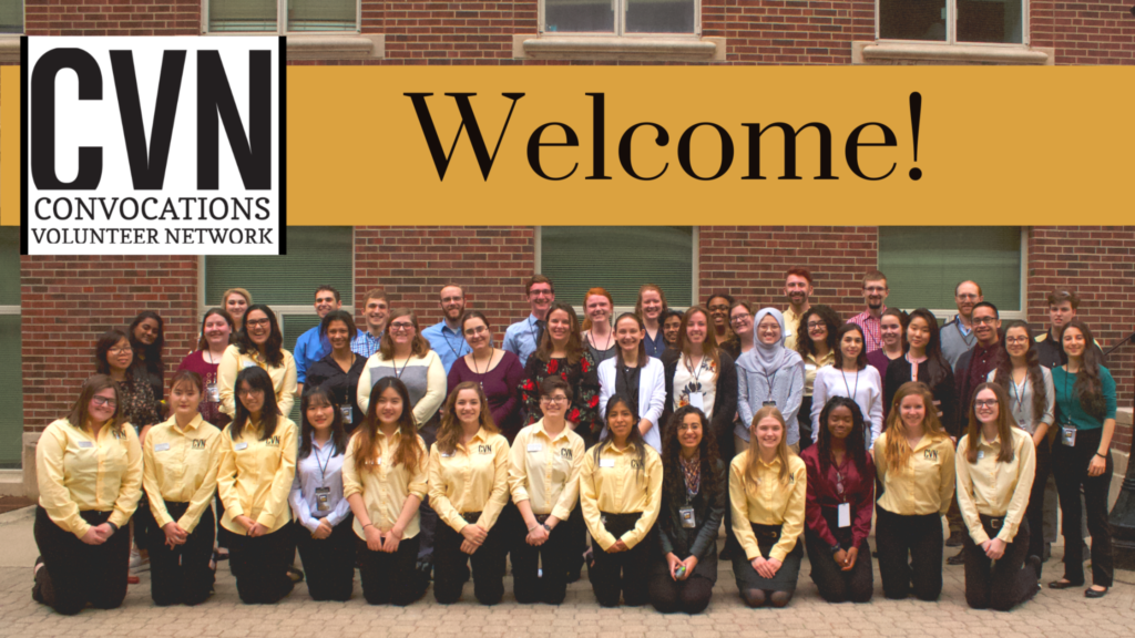 to the Purdue Convocations Volunteer Network!