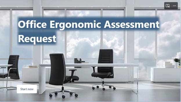 Office Ergonomic Assessment Request