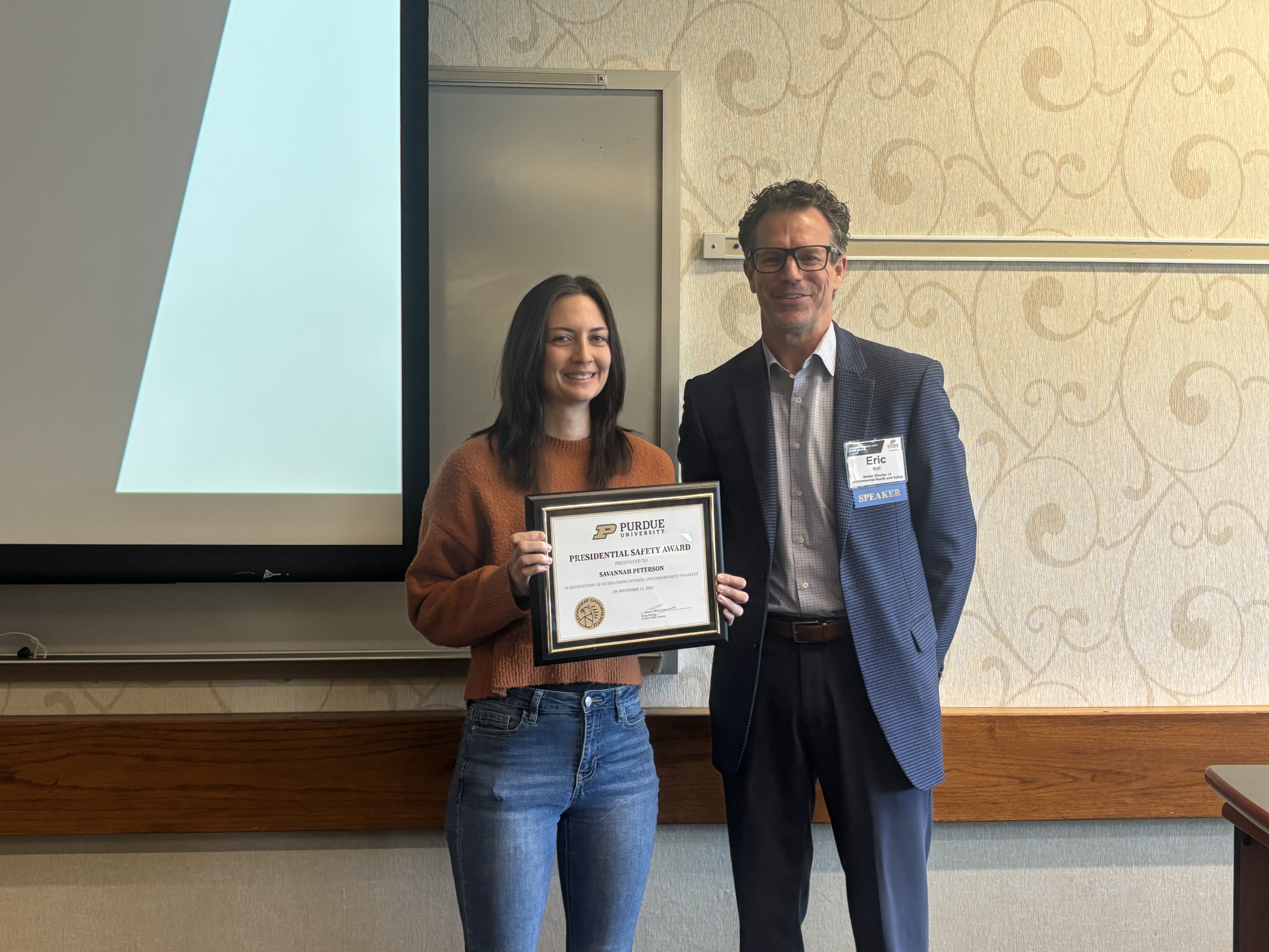 2025 Presidential Safety Award Winner 