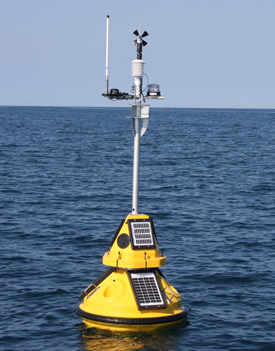 Illinois-Indiana Sea Grant buoy in Lake Michigan, workshop January 25, 2014