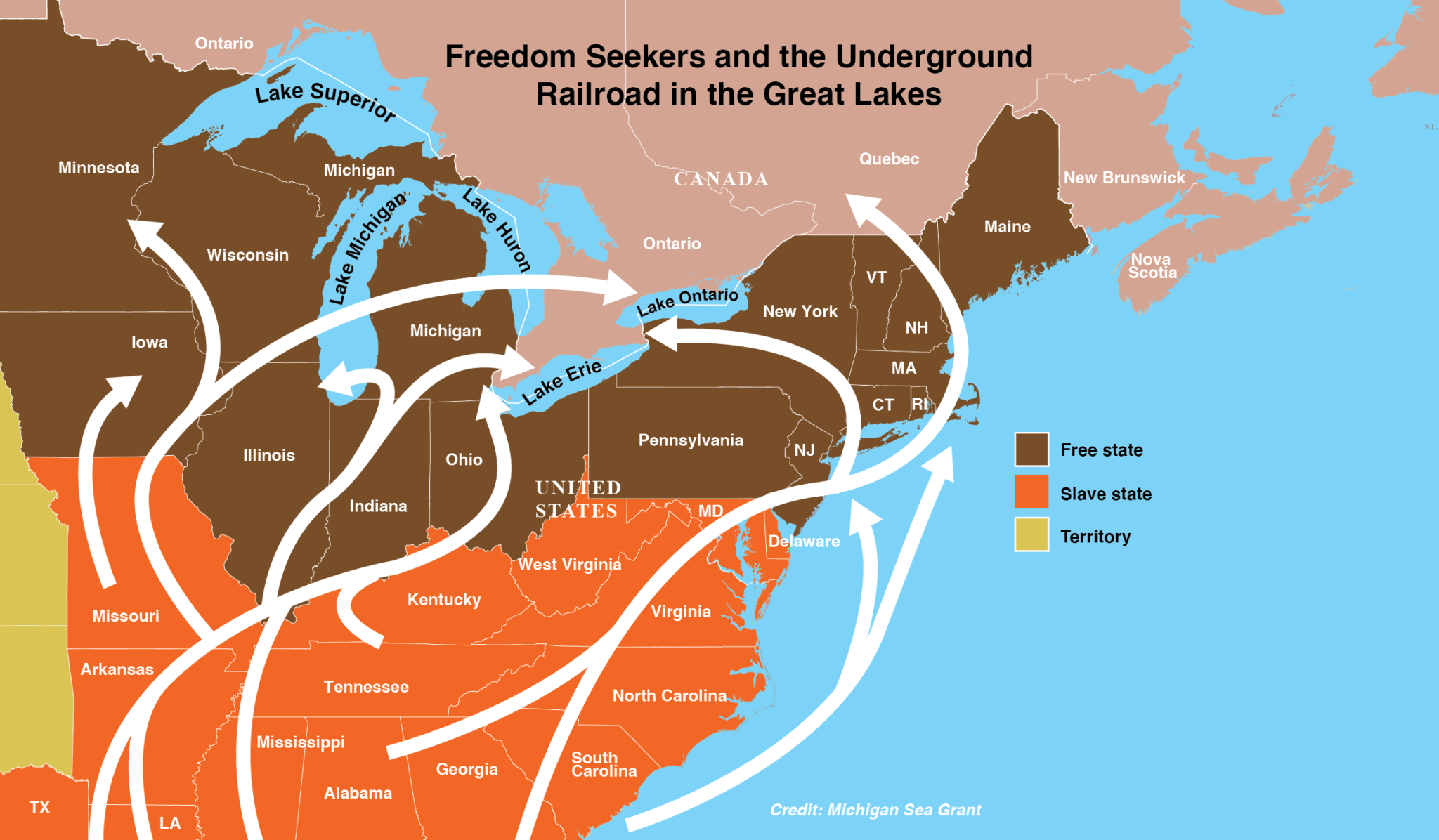 Iisg And Center For Great Lakes Literacy Announces Underground Railroad