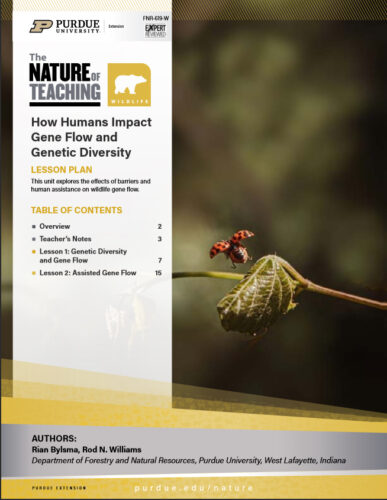 Nature of Teaching Curriculum: How Humans Impact Gene Flow and Genetic Diversity, FNR-619-W