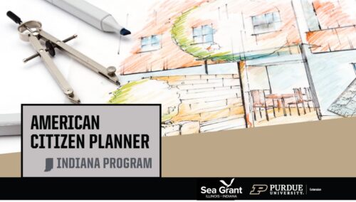 American Citizen Planner, Indiana Program, drafting tools and drawings.