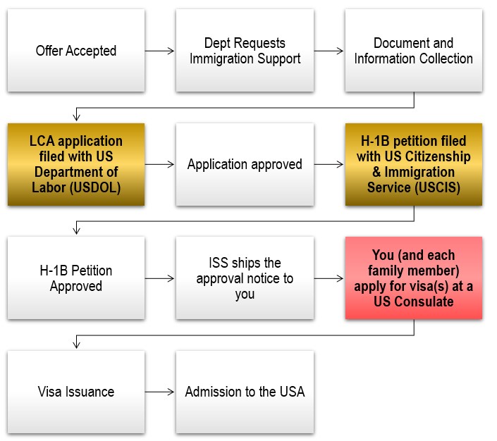 new faculty work visa workflow