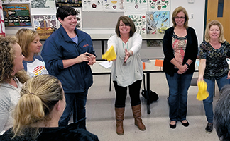 group participating in the I am Learning program