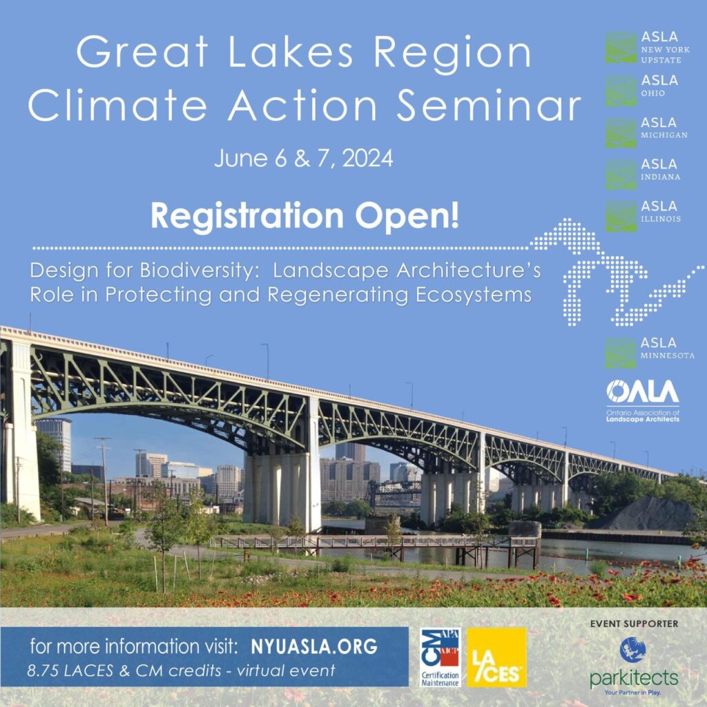 Great Lakes Region Climate Action Seminar flyer.