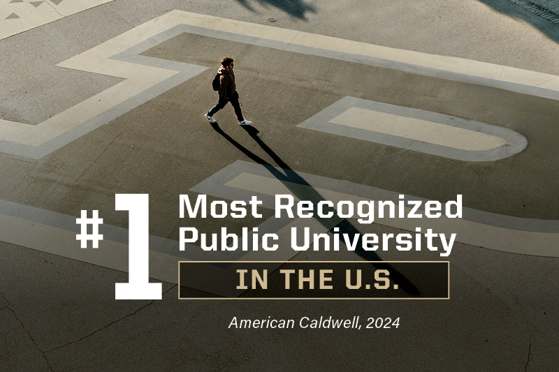 #1 Most Recognized Public University in the U.S. American Caldwell 2024