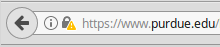 passive mixed content indicator in Firefox