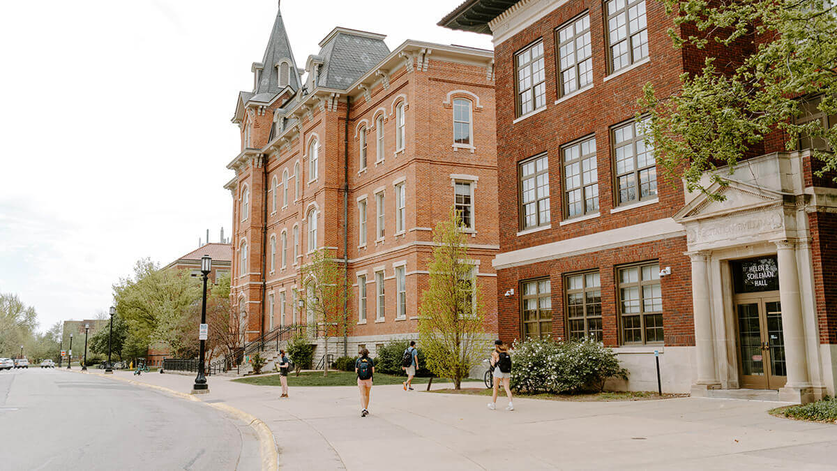 Academic buildings on the Purdue University campus.