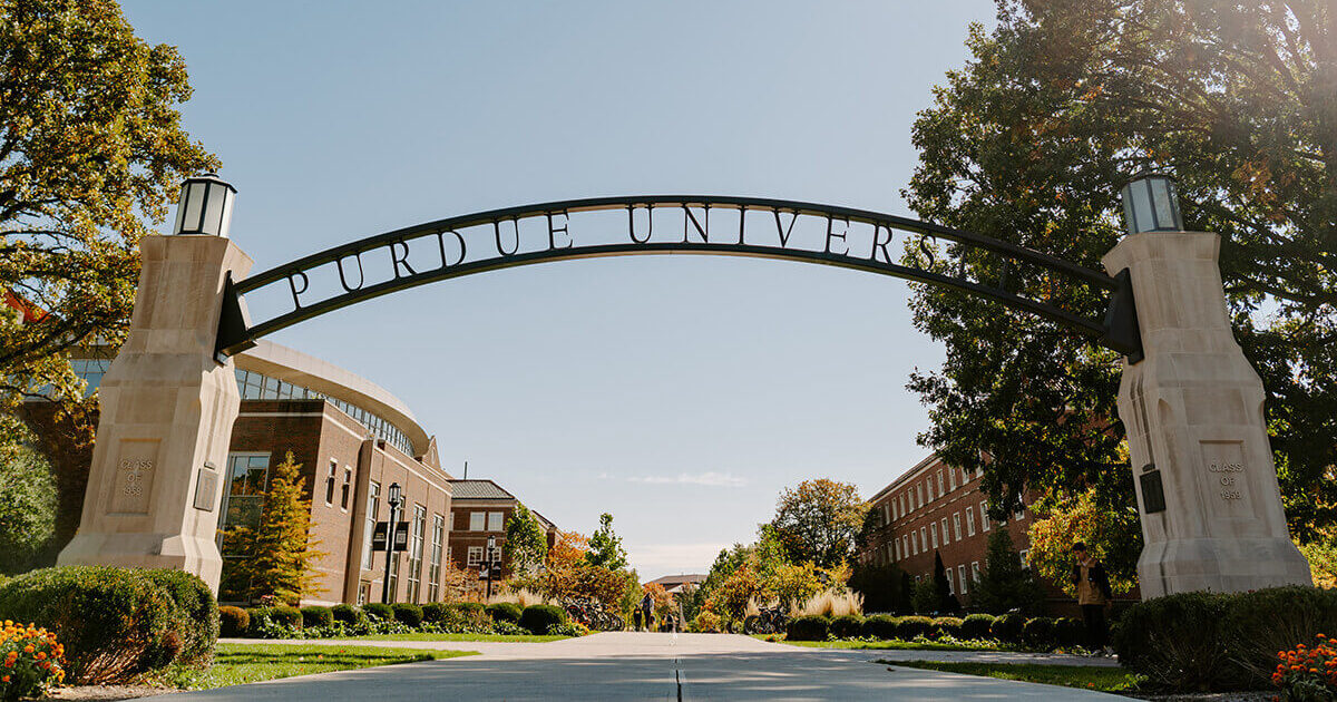 Purdue arch