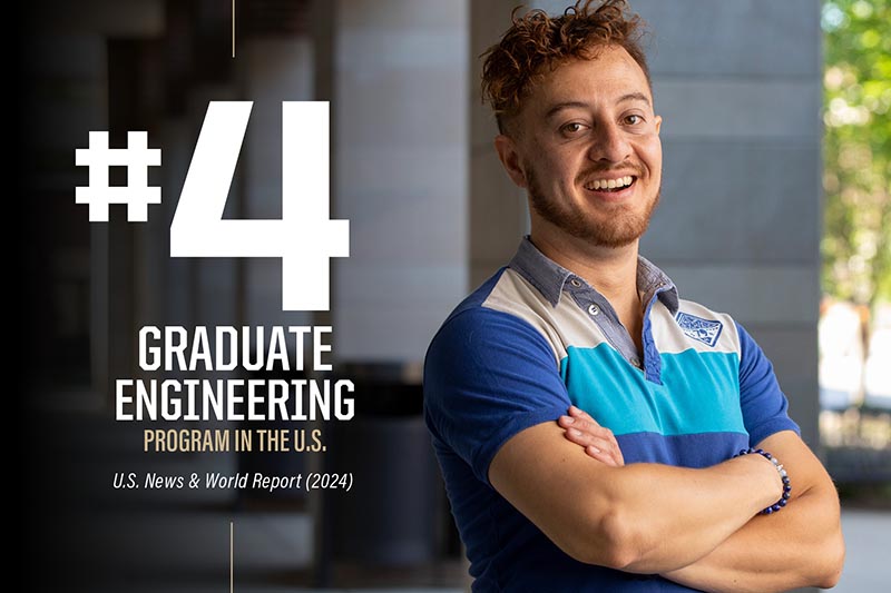 Purdue engineering graduate program ranked in the top 2% nationally, 4th among more than 200 universities in the US