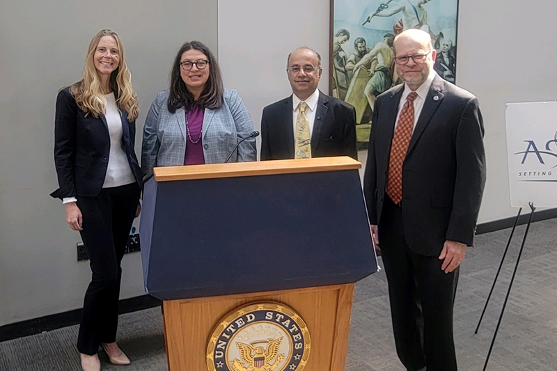 Diana Gehlhaus, Yelena Vaynberg, Dr. Karthik Ramani, and Dr. Jonathan Cagan