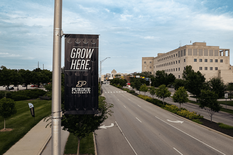 Purdue sign in Indianapolis