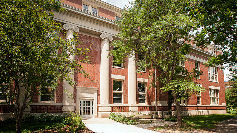 Exterior of Grissom Hall