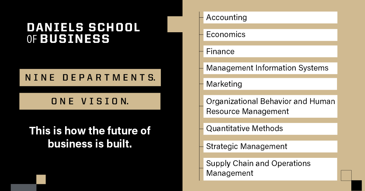 Restructuring announcement launches Daniels School of Business into transformative future