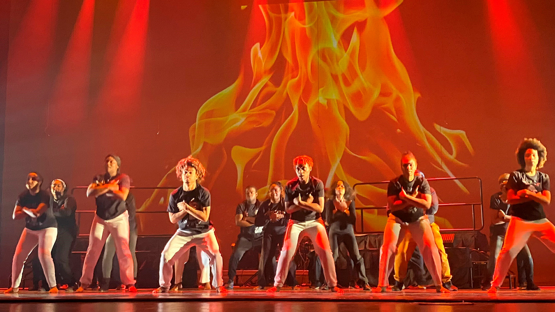 Jahari Dance Troupe performing at the Cultural Arts Festival.