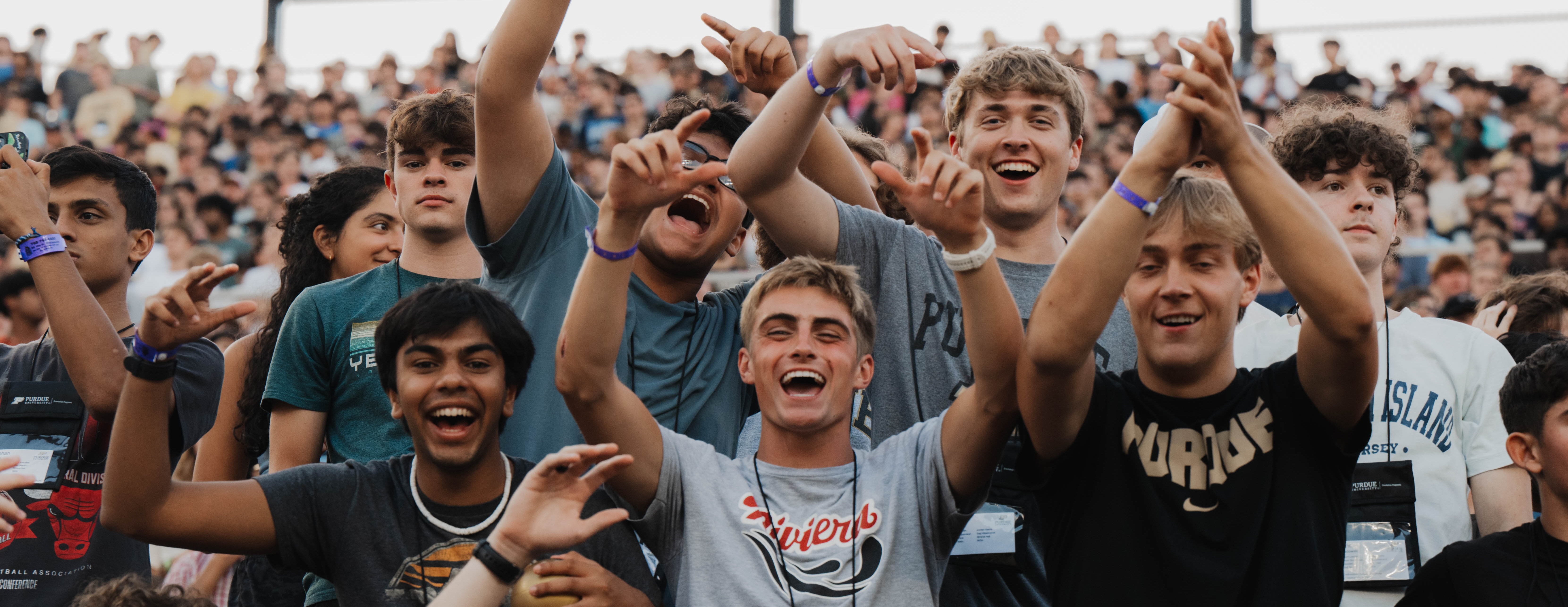 students enjoying bgr