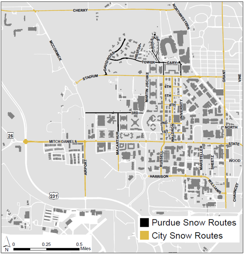 Purdue Parking Lot Map