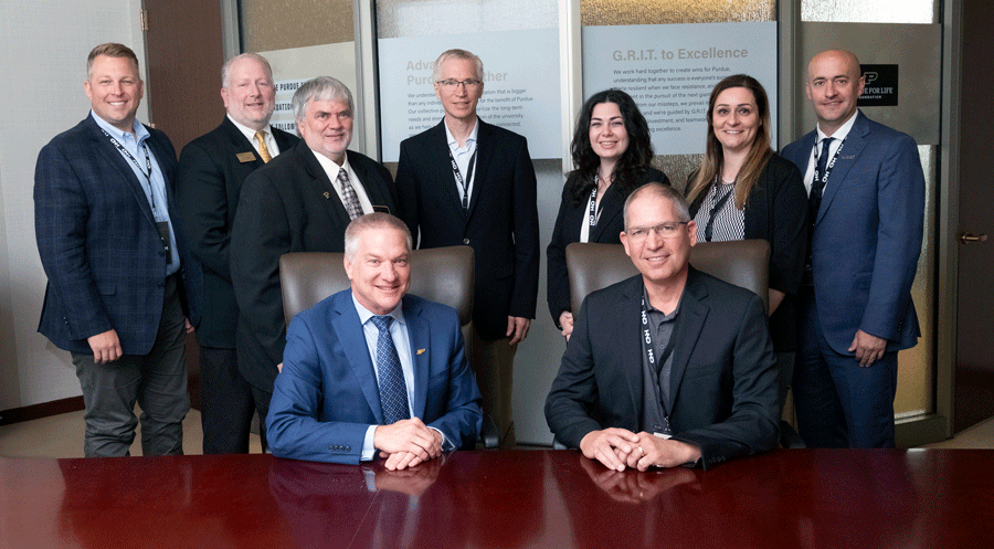 Purdue and CNH leaders gather for strategic alliance agreement