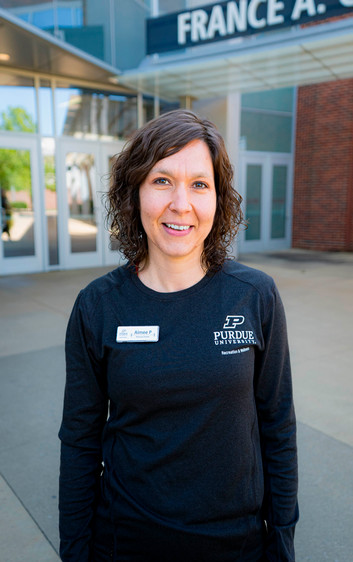 Outdoor headshot of personal trainer