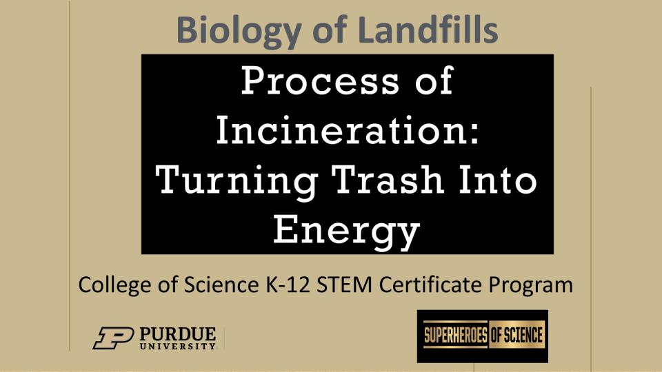 Process of incineration