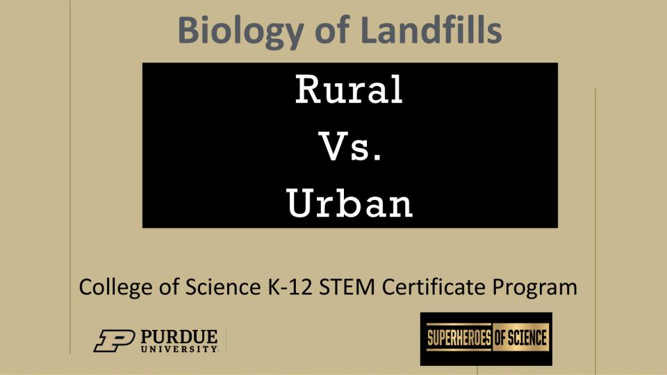 Rural Vs Urban