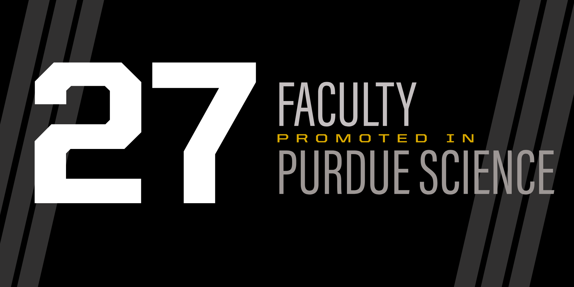 27 faculty promoted in Purdue Science