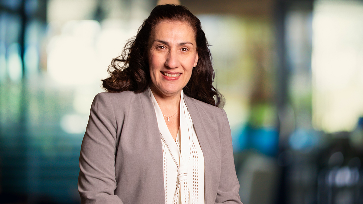 Peristera Paschou, head and professor of the Department of Biological Sciences (Purdue University Photo/Alisha Willett)