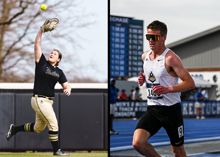Two science students honored at Academic All-Big Ten
