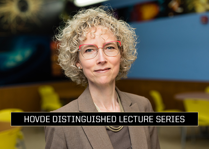 Frederick L. Hovde Distinguished Lecturer: Erica W. Carlson