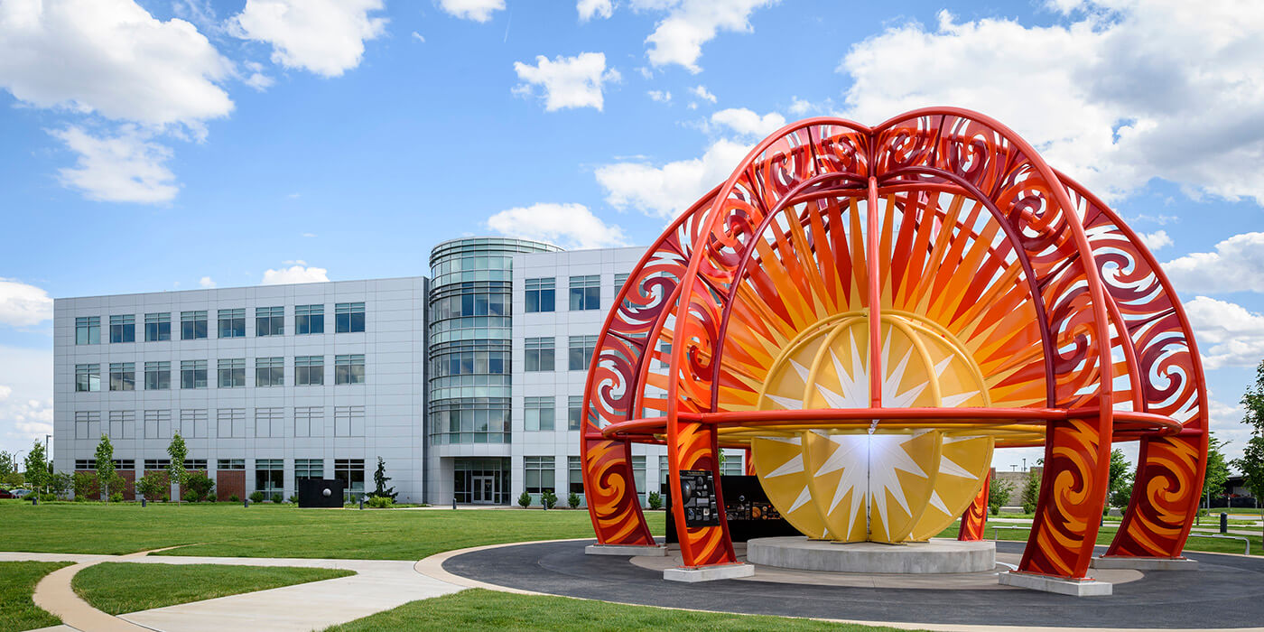 Our Solar System interactive exhibit in Discovery Park.