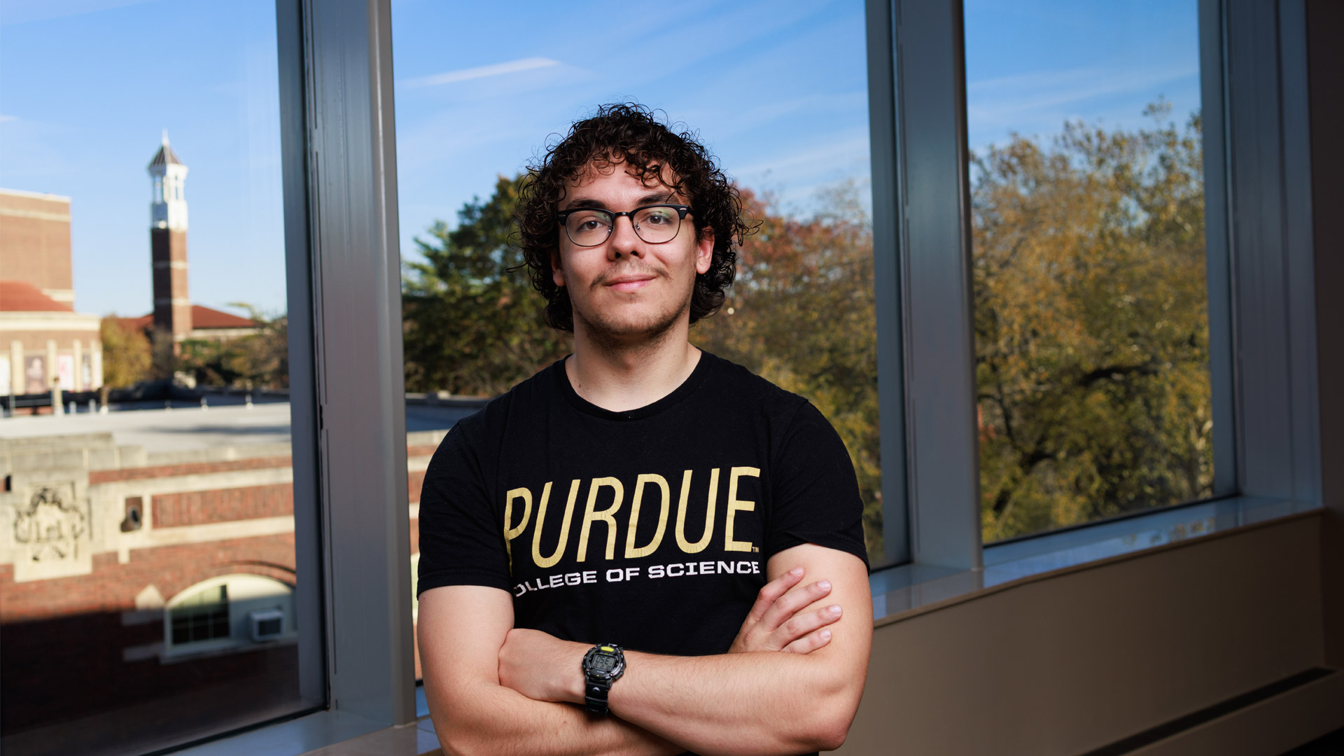 pictured: Seth Harrison, sophomore Peer Mentor