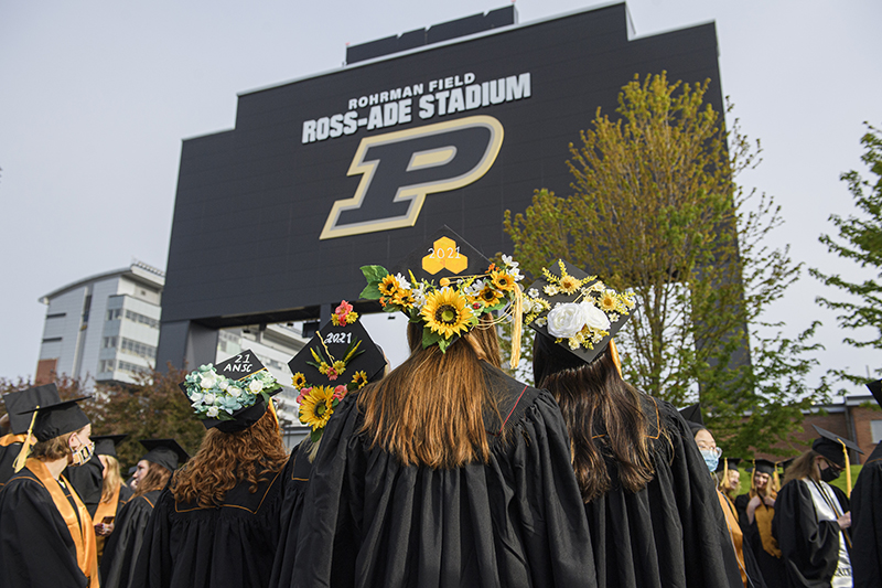 spring commencement at Ross-Ade