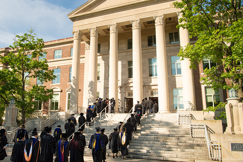 Commencement procession