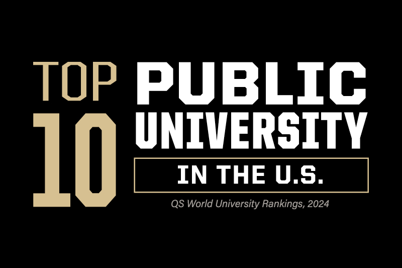 Purdue scores top universities QS rankings 10 among world U.S. public University - News Purdue in