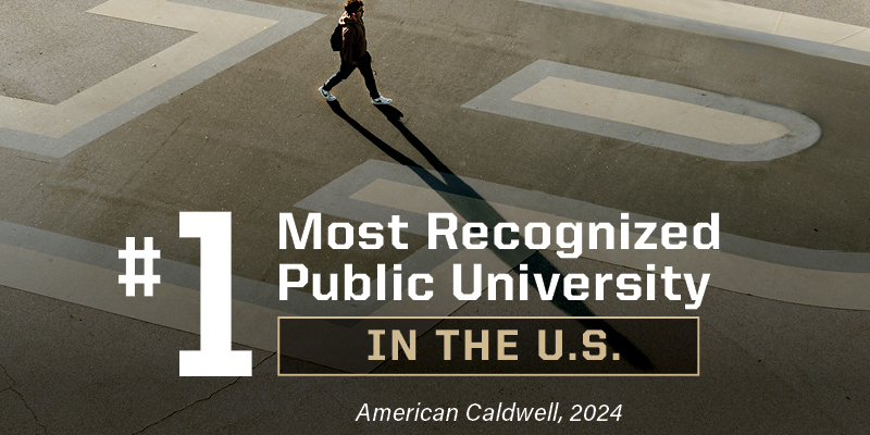 Purdue ranked nation’s No. 1 most recognized public university