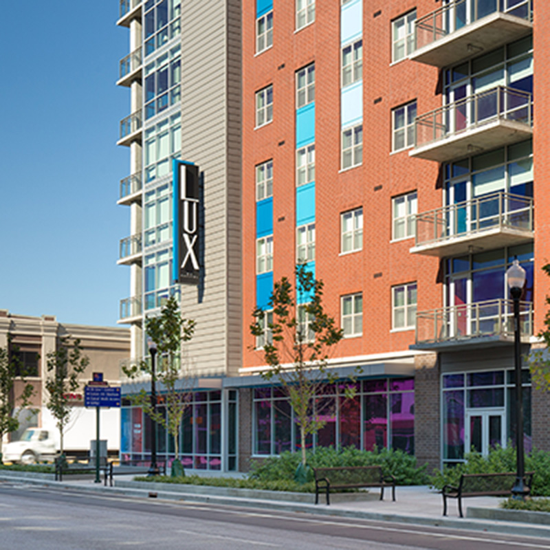 Lux on Capitol on Purdue in Indianapolis campus