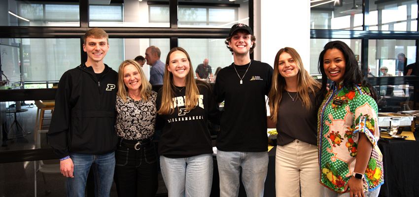 Students with some Advisory Council members